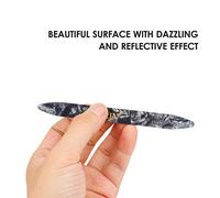 Mtlavishness IRIN Celluloid String Picks Durable Wear Anti Skid with Dazzling Reflective Surface for Yueqin Moon Lute chin Oud and Chinese Ruan Lute Set of 5pcs Random Color