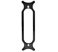 Mtlavishness Iron Electronic Guitar Single Coil Pickup Ring Instrument Accessory Pickup Frame Silver And Suitable For A Large Range Of Guitar Pickups Durable Long Service Life (Black)