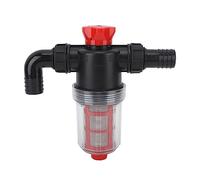 Mtlavishness Irrigation Water Pump Filter Inline Strainer with 304 Stainless Steel Double Filter Garden Hose Filter for Irrigation Pipeline 60/40 Mesh Screens to Protect Water (25mm Interface (G1