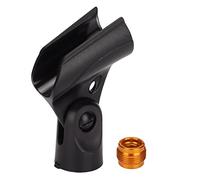 Mtlavishness JD 11 Universal Microphone Clip Sturdy and Durable for Holding Handheld Wired and Wireless Microphones ABS and Metal Material with 5 8 Inch Male to 3 8 Inch Female