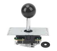 Mtlavishness Joystick Gamepad DIY Joystick Game Fighting Stick Replacement Parts Pin Circuit Board with Ball Head (Black)
