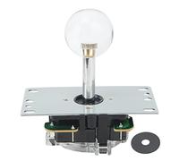 Mtlavishness Joystick Gamepad DIY Joystick Game Fighting Stick Replacement Parts Pin Circuit Board with Ball Head (Transparent)