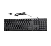 Mtlavishness K1800 Minority Language 104 Keys USB Wired Gaming Keyboard with Ergonomic Design for Long Hours of Work and Gaming 4.2ft Cable Universal for Desktop and Laptop (French AZERTY Layout)
