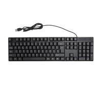 Mtlavishness K1800 Minority Language 104 Keys USB Wired Gaming Keyboard with Ergonomic Design for Long Hours of Work and Gaming 4.2ft Cable Universal for Desktop and Laptop (Spanish QWETZ Layout)