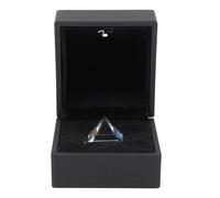 Mtlavishness K9 Optical Glass Pyramid Prism Stunning RGB Dispersion Prism Ideal for Photo Photography Home Decor And Physics Experiments With 20mm Pyramid Shape