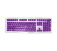 Mtlavishness Keyboard Keycaps Pc Oil Coating Transparent Matte For Mechanical Keyboard 61 87 104 Keys With 108 Keys In Oem Height For A Stylish And Durable Typing Experience (Purple)
