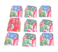 Mtlavishness Keyboard Keycaps With PBT Material And Ergonomic Flower Design For Computer A Great Decoration For Most 61 87 104 108 Key Mechanical Keyboards Easy To Install
