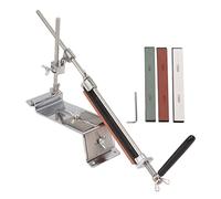 Mtlavishness Knife Sharpener Kit Professional Kitchen Chef Knife Sharpening System with 4 Grinding Stones (120 1500 Grit) Safe Design 5 90° Adjustable Angle for Kitchen Folding