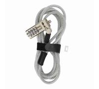 Mtlavishness Laptop Cable Lock Anti Theft Keyless Security Cable With 4 Digit Password For Lenovo And NANO Hole Laptops Ideal For Protecting Electronic Devices In Public Places (Silver)