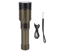 Mtlavishness LED Flashlight 1500LM Super Bright 5 Modes Adjustable Focus USB C Rechargeable Flashlight with Lens for Outdoor Camping Emergency Green Adjustable Flashlight Camping