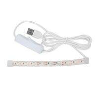 Mtlavishness LED Leak Light Repair Tool Flame Retardant Shell High Brightness Suitable For Saxophone Flute Clarinet And Other Woodwind Instruments USB Powered White Plastic