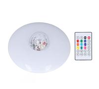 Mtlavishness LED Projection Light Bluetooth Lamp Dynamic Ripple Effect E27 RGB Remote Control 24W
