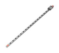 Mtlavishness Linear Guide Miniature Bearing Steel Linear Motion Guideway Slide Rail with Carriage Block for Miniaturized Equipment, 500mm Length Low Friction, High Load Bearing, (400mm)