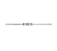 Mtlavishness Linear Rail 500mm Linear Slide Rail with 2 MGN12H Stainless Steel Slider for 3D Printer Linear Rail Kit 500mm Linear Rail Install Comes
