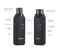 Mtlavishness M VAVE Wireless Xlr Transmitter And Receiver Wireless Mic System For Dynamic Microphones Audio Transmission Low Latency Ideal For Live Performances Presentations And