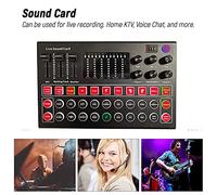 Mtlavishness M9 Audio Interface Sound Card Live Voice Mixer External USB Sound Card Multiple Effects Sound Card Mixer Board