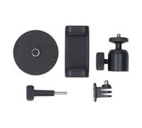 Mtlavishness Magnetic Camera Mount Base Stand Kit With 1/4 Screw Ball Head And Phone Holder For Action Cameras Super Magnetic Force Stable Fixation Suitable For Time Lapses Live