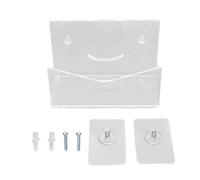 Mtlavishness Mail Holder Thick Clear Acrylic Mail Organizer File Letter Organizer Envelope Sorter Stand for Countertop Wall Hanging