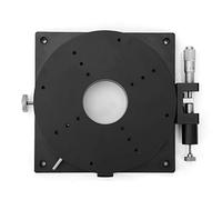 Mtlavishness Manual Rotating Platform Sliding Stage with Precision Bearing for Fine Angle Adjustment - R160 Manual Rotation Stage 160mm*30mm Aluminium Alloy Construction Ideal for