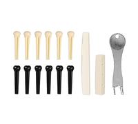Mtlavishness Metal Guitar Pin Puller Plastic Guitar Pin Saddle Nut Set A Professional And Convenient Replacement For Guitarists Ideal For Guitar Maintenance And Upgrades With 6