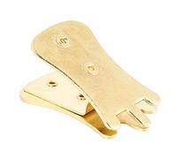 Mtlavishness Metal Mute For Erhu Kao Hu Chung Hu Sturdy And Durable Portable For Quiet Practice Metal Material Approx 3 7 2 2 Cm (Gold)