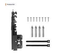 Mtlavishness Metal Wall Mounting Light Stand Triangle Boom Arm for Photography with 180 Degree Adjustable Angle and Max Length 100cm Ideal for Studio Lighting Setups