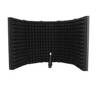 Mtlavishness Microphone Sound Filter Five Layers Foldable Isolation Sound Absorbing Plate Plastic Construction Simple Design For Recording Radio Broadcasting Room With ABS Shell