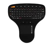 Mtlavishness Mini 2.4GHz Smart Wireless Keyboard and Mouse Touch Control Innovative Design 2 in 1 Combining Mouse and Keyboard with 10 Remote Control Distance