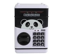 Mtlavishness Mini Cute Coin Bank Money Box with Password Lock - Electronic Cash & Specie Deposit Safe for Kids UV Light Money Verifier Light Indicator Develop Money Management