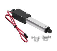 Mtlavishness Mini Electric Linear Actuator Small Motion Actuator DC12V 50mm Stroke 30N Force 30mm/s Speed Premium Aluminium Alloy IP54 for Agricultural Machinery Construction (Thrust 90N, Velocity