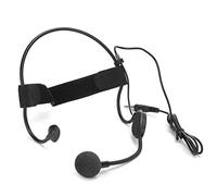 Mtlavishness Mini Headband Wired Microphone 3.5MM Plug Ear Hook Condenser Mic for Performance Teaching