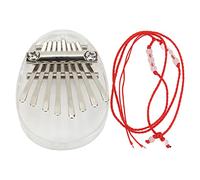 Mtlavishness Mini Kalimba Piano Crystal 8 Keys Portable Finger Thumb Piano As A Cute Pendant To On Bag Key Ring Or Car Ideal For Beginners And Music Lovers