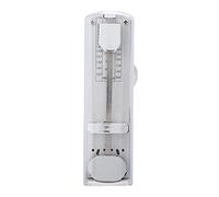 Mtlavishness Mini Mechanical Metronome Portable 11x5x3cm White Musical Instrument Accessories for Piano Practice