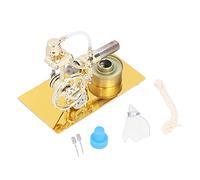 Mtlavishness Mini Stirling Engine Model Miniature Steam Power Motor Educational Physical Science Toy Gift Stirling Motor Model Steam Stirling Engine featuring rubber with simple