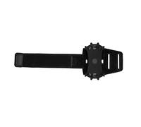 Mtlavishness Mobile Phone Holder for Running Armband 360 Degree Rotatable Elegant Black Large Smart Phone Armband with Headphone Data Cable Storage Layer Ideal for Running Hiking (MtlavishnessV7uf-14)