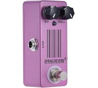 Mtlavishness MOSKY Spring Reverb Mini Single Guitar Effect Pedal True Bypass Small Size Low Noise Spring Reverb Sound for Electric Guitar Suitable for Most Standard Electric