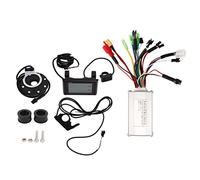 Mtlavishness Motor Brushless Controller Sine Wave 3 Modes Thumb Trottle LCD Display 24V 36V 48V 17A High Performance Electric Bike Motor Controller with Self Learning Function for
