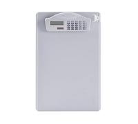 Mtlavishness Multifunctional Clipboard with Binder Calculator Writing Pad Pen Slot & Scale for A4 Paper File - Suitable for Student Office Business File - Durable Plastic