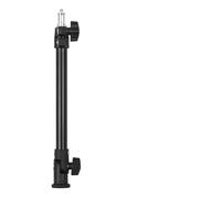 Mtlavishness Multifunctional Universal Aluminum Alloy C Clamp Adjustable Tripod Extension Rod for Camera Photography Get Higher And Wider View Adjustable Length 28 To 46cm