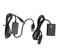 Mtlavishness NPFW50 Dummy Battery DC Coupler Power Adapter with USB Drive Cable Full Decoded Chip Multiple Protections For A7 A7R A7S A7M A7II A7S2 And More Cameras During