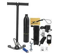 Mtlavishness Oxygen Tank for Scuba Diving Scuba Tank Diving Scuba Tank Diving Oxygen Cylinder Underwater Oxygen Cylinder Underwater Scuba Tank 0.5L Underwater Breather Set with (Black Oxygen