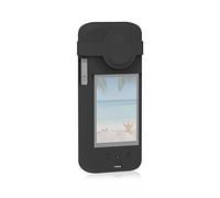 Mtlavishness Panorama Camera Silicone Protective Case Cover With Lens Cap Shock Proof For X3 Camera Accessories All Round Conservation For Your Camera In Daily Usage Black Red (Negro)