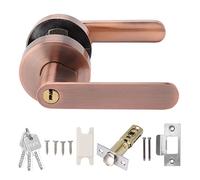 Mtlavishness Passage Door Lever Set Aluminum Alloy Comfortable Grip Quiet Safe Secure Door Entry Lever Lock for Hallway Closet