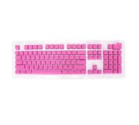 Mtlavishness PBT 106 Keys Custom Keycaps for Mechanical Keyboard with Two Color Injection Molding Light Transmission OEM Height Suitable for Most 61 87 104 Keys Keyboards on the (Rosa)
