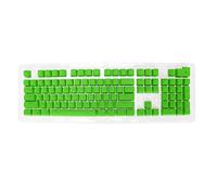 Mtlavishness PBT 106 Keys Custom Keycaps for Mechanical Keyboard with Two Color Injection Molding Light Transmission OEM Height Suitable for Most 61 87 104 Keys Keyboards on the (Verde de queso)