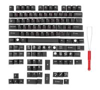 Mtlavishness PBT Keycaps Ergonomic Design Oil Not Fade Personality Note: In the original text, Title is followed by a colon, not Title (*). Please provide input that complies