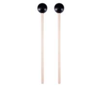 Mtlavishness Percussion Mallets Durable And Comfortable For Musical Performances On Xylophone Marimba Harp Made Of Rubber And Solid Wood (Black)