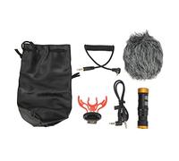 Mtlavishness Portable Cardioid Plug And Play Video Microphone With Noise Reduction For Camera Tablets And Laptops Ideal For Filming Videos And Recording Audio Aluminum Alloy