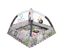 Mtlavishness Portable Cozy Baby Gym Play Mat Square Wild Prairie Pattern Safe Comfortable Baby Activity Gym for Home Promotes Early Development with Multifunctional Design Easy to