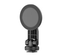 Mtlavishness Portable Magnetic Phone Mount For 15 14 13 12 Series And Android Phones Strong Magnetic Attraction Cold Shoe Adapter 1 4 Inch Thread Ideal For DSLR Camera Tripod